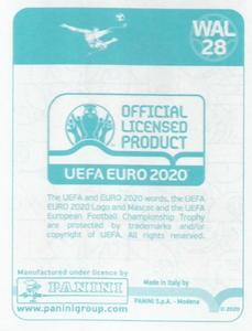 2020 Panini UEFA Euro 2020 International Stickers Preview #WAL28 Kieffer Moore Back