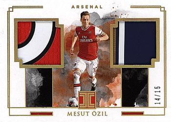 2019-20 Panini Impeccable Premier League - Impeccable Dual Materials Gold #DP-OZL Mesut Ozil Front