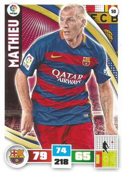 2015-16 Panini Adrenalyn XL Liga BBVA #50 Jeremy Mathieu Front