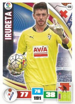 2015-16 Panini Adrenalyn XL Liga BBVA #120 Xabi Irureta Front