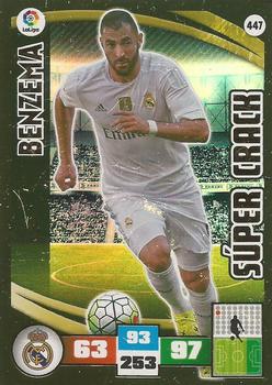 2015-16 Panini Adrenalyn XL Liga BBVA #447 Benzema Front