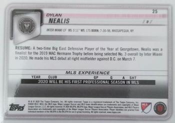2020 Bowman MLS - Orange #25 Dylan Nealis Back
