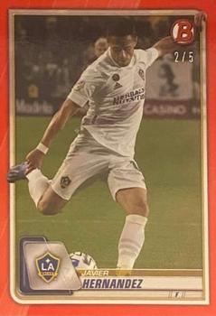 2020 Bowman MLS - Red #89 Javier Hernandez Front