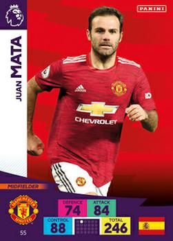 2020-21 Panini Adrenalyn XL Premier League #55 Juan Mata Front