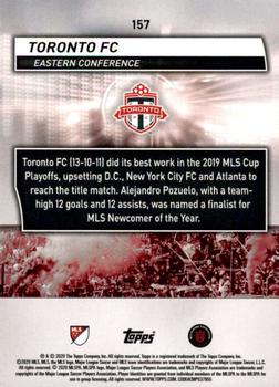2020 Topps MLS #157 Toronto FC Back