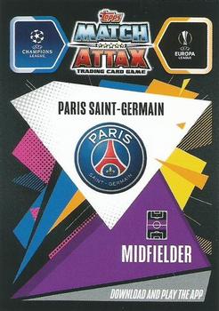 2020-21 Topps Match Attax UEFA Champions League #PSG12 Leandro Paredes Back