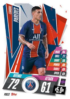 2020-21 Topps Match Attax UEFA Champions League #PSG12 Leandro Paredes Front