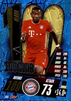 2020-21 Topps Match Attax UEFA Champions League - 100 Club #CL4 David Alaba Front