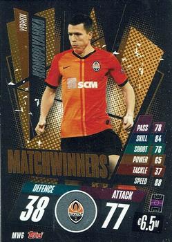 2020-21 Topps Match Attax UEFA Champions League - Matchwinners #MW6 Yevhen Konoplyanka Front