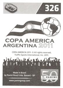 2011 Panini Copa América #326 Gonzalo Higuain Back