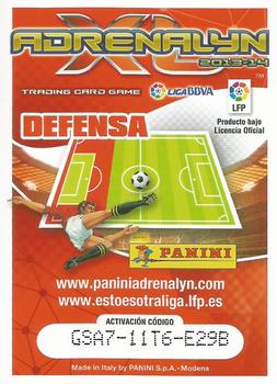 2013-14 Panini Adrenalyn XL Liga BBVA #20 Andoni Iraola Back