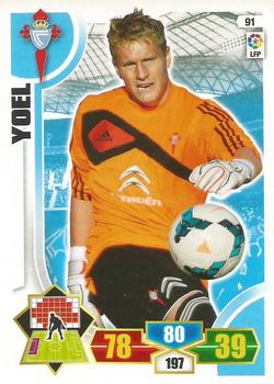 2013-14 Panini Adrenalyn XL Liga BBVA #91 Yoel Rodriguez Front