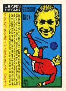 1970 Anglo Confectionery Learn The Game #41 Denis Law Front