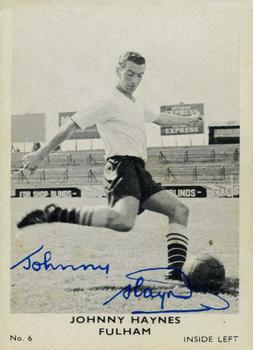1961 A&BC Footballers #6 Johnny Haynes Front