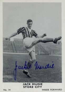 1961 A&BC Footballers #14 Jackie Mudie Front