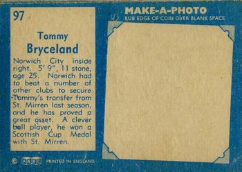 1963 A&BC Footballers #97 Tommy Bryceland Back