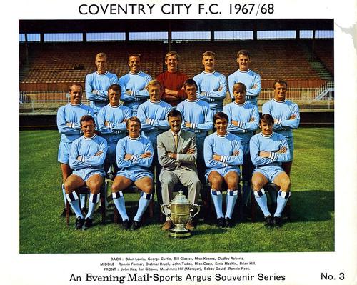 1967-68 Evening Mail Sports Argus Souvenir Series #3 Coventry City Front
