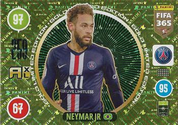 2021 Panini Adrenalyn XL FIFA 365 - Limited Edition Premium Gold #LEG-NJ Neymar Jr Front