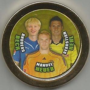 2010-11 Topps Bundesliga Chipz - Limited Edition #4 Sebastian Kehl / Manuel Neuer / Andreas Beck Front