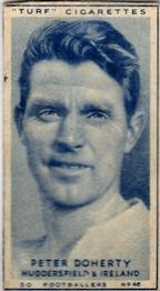 1948 Turf Cigarettes Footballers #46 Peter Doherty Front