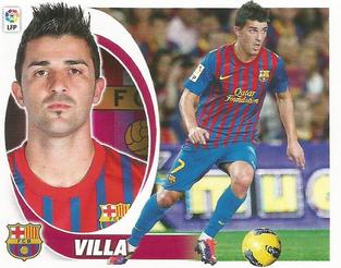 2012-13 Panini Este Spanish LaLiga Stickers #15 David Villa Front