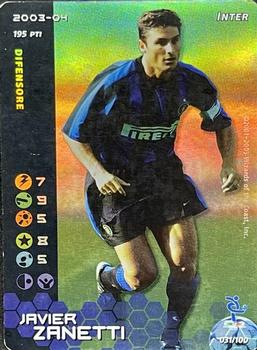 2003-04 Wizards Football Champions Italy #31 Javier Zanetti Front