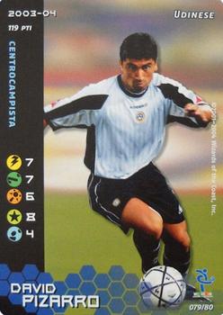 2003-04 Wizards Football Champions Italy #u79 David Pizarro Front