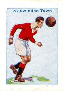 1934 D.C. Thomson Football Teams #28 Swindon Town Front