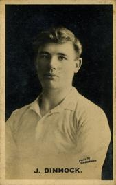 1921 D.C. Thomson Famous British Footballers #NNO James Dimmock Front
