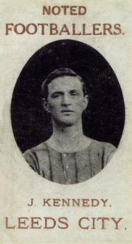 1908 Spiro Valeri Noted Footballers #8 Jimmy Kennedy Front