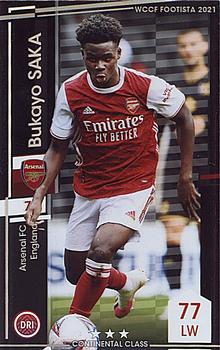 2020 Panini WCCF Footista - F20-6R #1-R Bukayo Saka Front