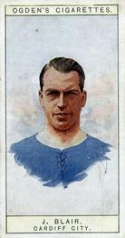 1926 Ogden's Cigarettes Captains of Association Football Clubs, & Colours #11 Jimmy Blair Front