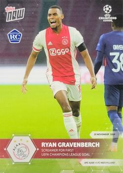 2020-21 Topps Now UEFA Champions League #023 Ryan Gravenberch Front