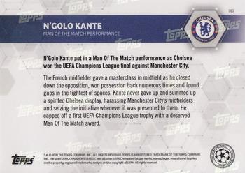 2020-21 Topps Now UEFA Champions League #083 N'Golo Kante Back