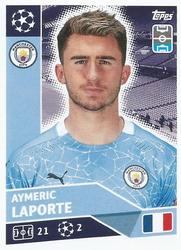 2020-21 Topps UEFA Champions League Sticker Collection #MCI 7 Aymeric Laporte Front