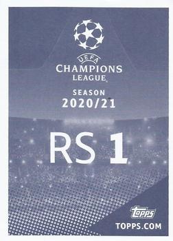 2020-21 Topps UEFA Champions League Sticker Collection - Rising Star Stickers #RS 1 Rodrygo Back
