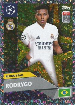 2020-21 Topps UEFA Champions League Sticker Collection - Rising Star Stickers #RS 1 Rodrygo Front