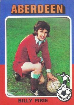 1975-76 Topps Footballers (Scottish, Blue Back) #82 Billy Pirie Front