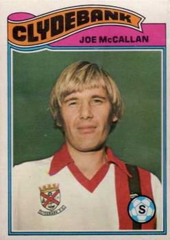 1978-79 Topps Footballers (Scottish, Green backs) #68 Joe McCallan Front