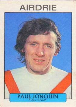 1971-72 A&BC Footballers (Scottish, Purple backs) #102 Paul Jonquin Front