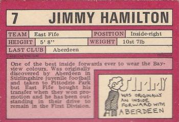 1973-74 A&BC Footballers (Scottish, Red backs) #7 Jimmy Hamilton Back