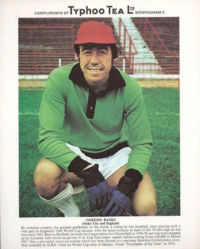 1973-74 Ty-Phoo Football Stars #NNO Gordon Banks Front