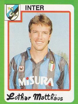 1989-90 Aller Læser Service Italiensk Top Fodbold 90 #145 Lothar Matthaus Front