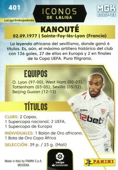 2020-21 Panini Megacracks LaLiga Santander #401 Kanouté Back