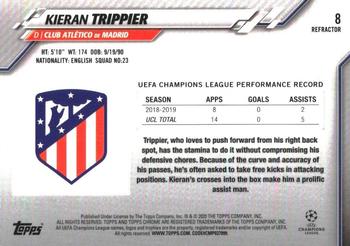 2019-20 Topps Chrome UEFA Champions League - Refractor #8 Kieran Trippier Back