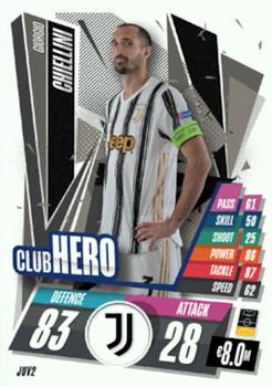 2020-21 Topps Match Attax UEFA Champions League - Italian Edition #JUV2 Giorgio Chiellini Front