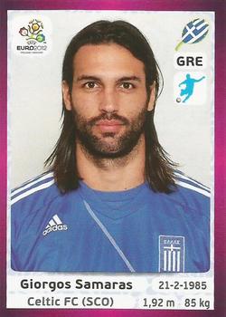 2012 Panini UEFA Euro 2012 Stickers - German #103 Giorgos Samaras Front