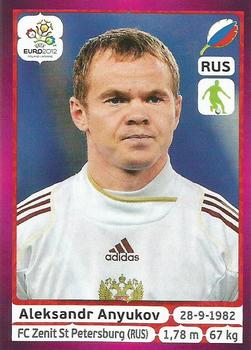 2012 Panini UEFA Euro 2012 Stickers - German #116 Aleksandr Anyukov Front