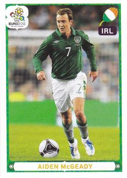 2012 Panini UEFA Euro 2012 Stickers - German #366 Aiden McGeady Front