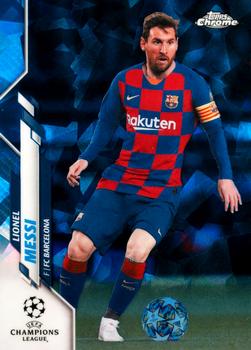 2019-20 Topps Chrome Sapphire Edition UEFA Champions League #1 Lionel Messi Front